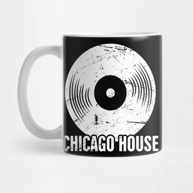 Vinyl Record Chicago House Electronic Music Gift by MeatMan